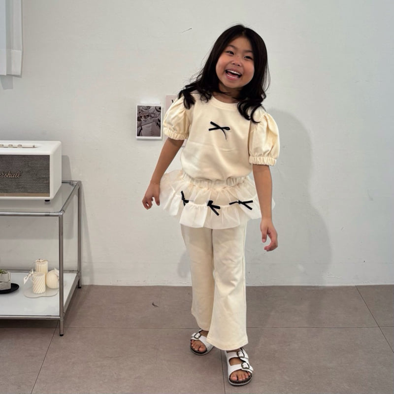 Bobo j - Korean Children Fashion - #discoveringself - Jennie Spring Bootcut Pants - 8