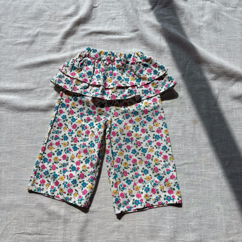 Bobo j - Korean Children Fashion - #fashionkids - Flower Cancan Pants - 11
