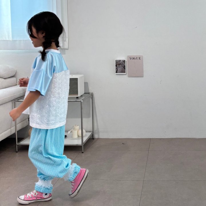 Bobo j - Korean Children Fashion - #fashionkids - Check Jogger Pants - 10
