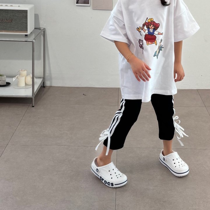 Bobo j - Korean Children Fashion - #discoveringself - Four Line Leggings - 4