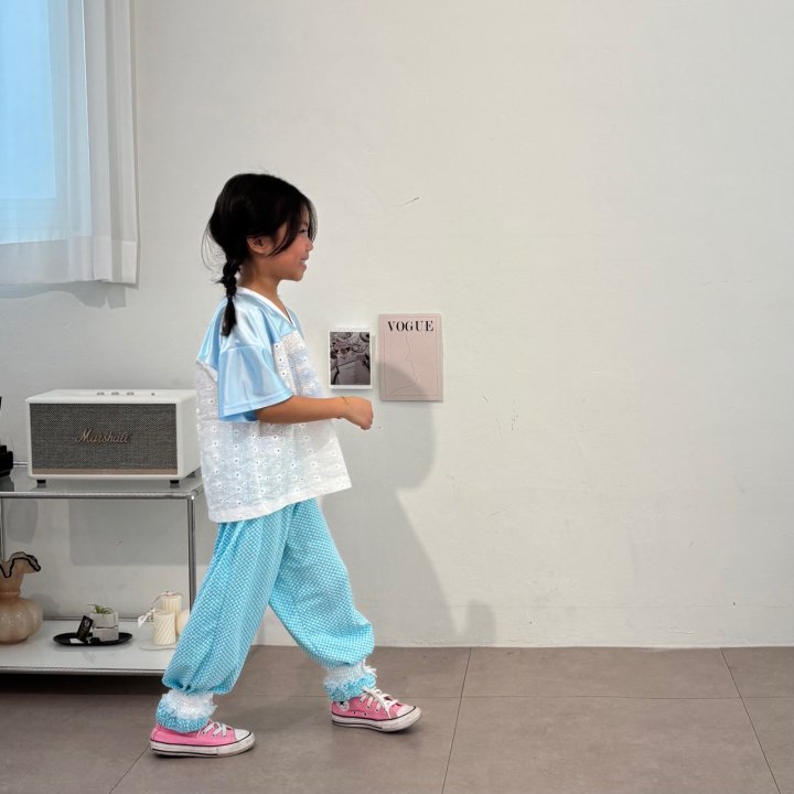 Bobo j - Korean Children Fashion - #kidsshorts - Check Jogger Pants - 11