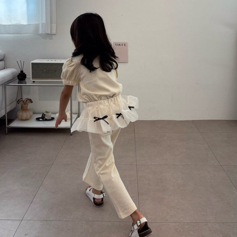 Bobo j - Korean Children Fashion - #kidsshorts - Jennie Spring Bootcut Pants - 10