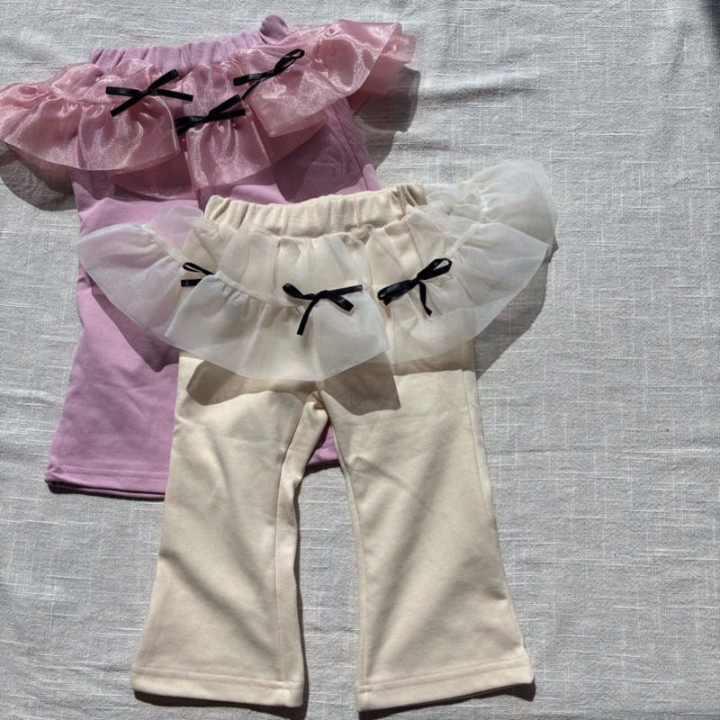 Bobo j - Korean Children Fashion - #kidsstore - Jennie Spring Bootcut Pants - 11