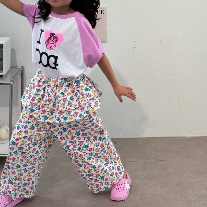Bobo j - Korean Children Fashion - #minifashionista - Flower Cancan Pants - 2