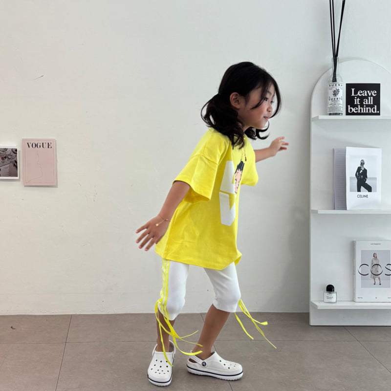 Bobo j - Korean Children Fashion - #minifashionista - Four Line Leggings - 11