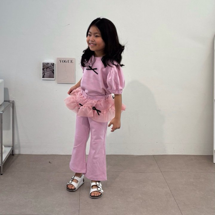 Bobo j - Korean Children Fashion - #prettylittlegirls - Jennie Spring Bootcut Pants - 3