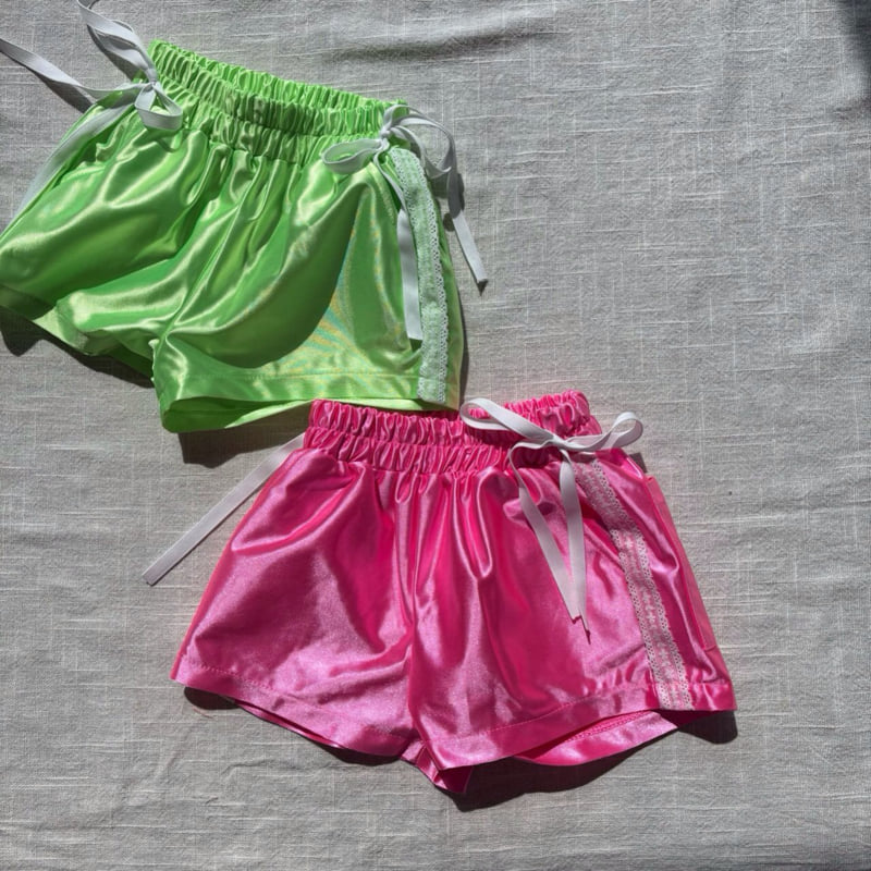 Bobo j - Korean Women Fashion - #momslook - Adult Shiny Short Pants - 11