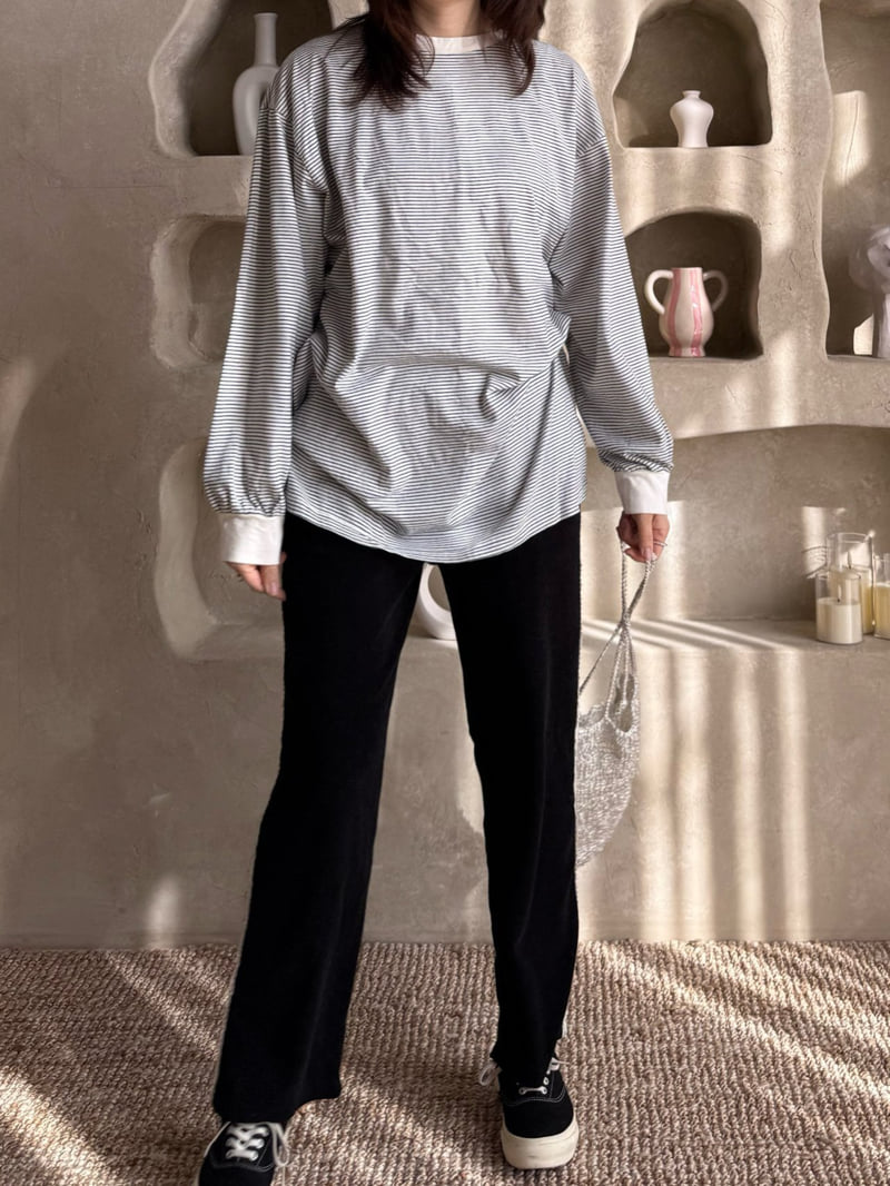 Bon Bon Butik - Korean Women Fashion - #womensfashion - Adult Letter Pants - 4