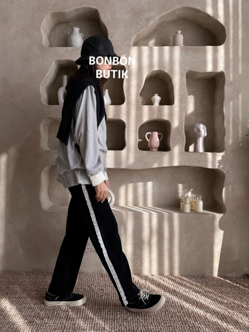 Bon Bon Butik - Korean Women Fashion - #momslook - Adult Letter Pants - 6