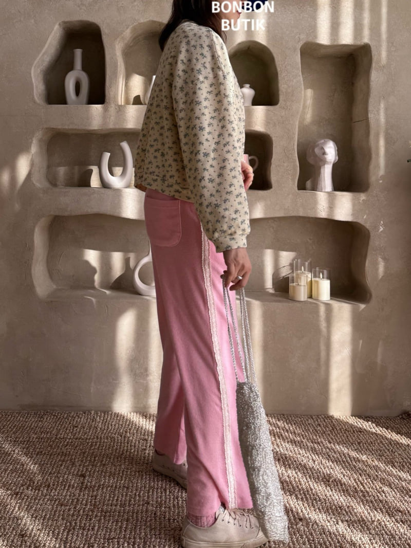 Bon Bon Butik - Korean Women Fashion - #womensfashion - Adult Letter Pants - 5