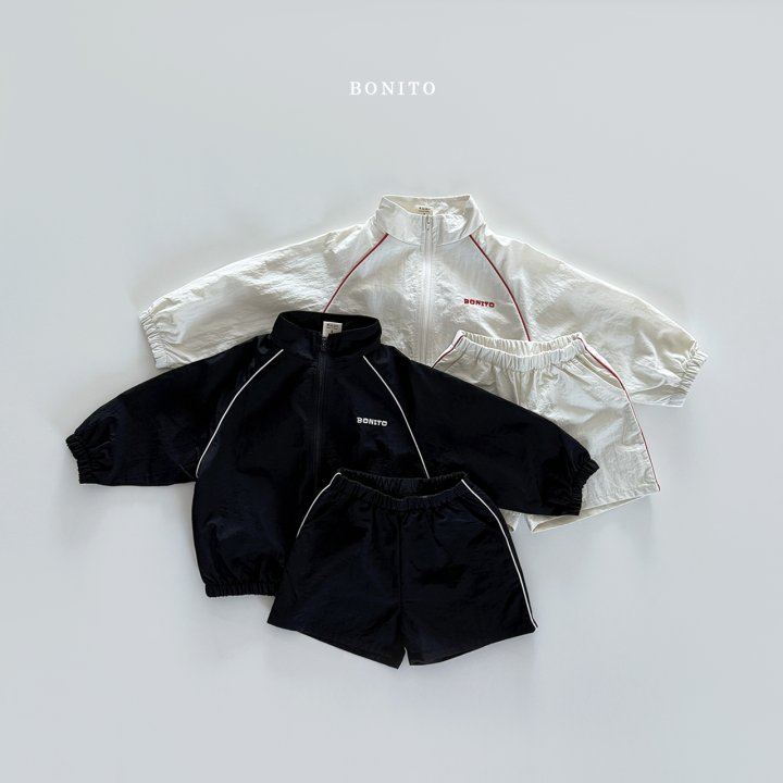 Bonito - Korean Baby Fashion - #babyfever - Rustling Zip-up Set