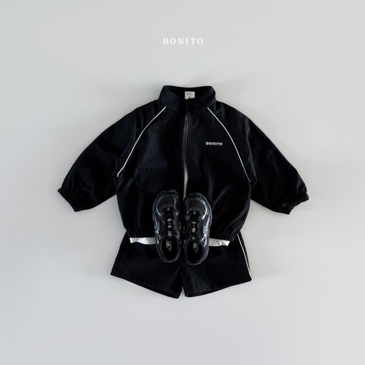 Bonito - Korean Baby Fashion - #babyoutfit - Rustling Zip-up Set - 6