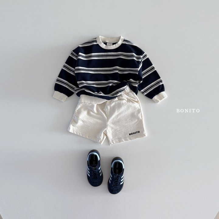 Bonito - Korean Baby Fashion - #babywear - Stripe Top Bottom Set - 10