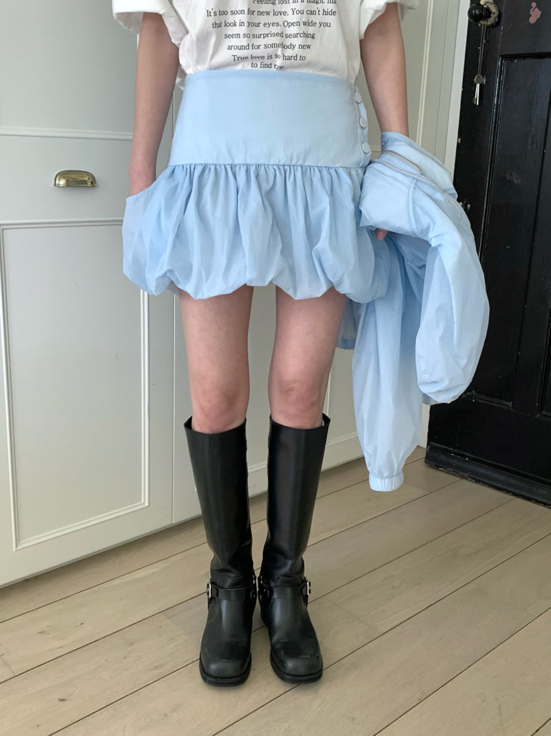 Buckle - Korean Women Fashion - #momslook - Winsome Balloon Skirt - 11