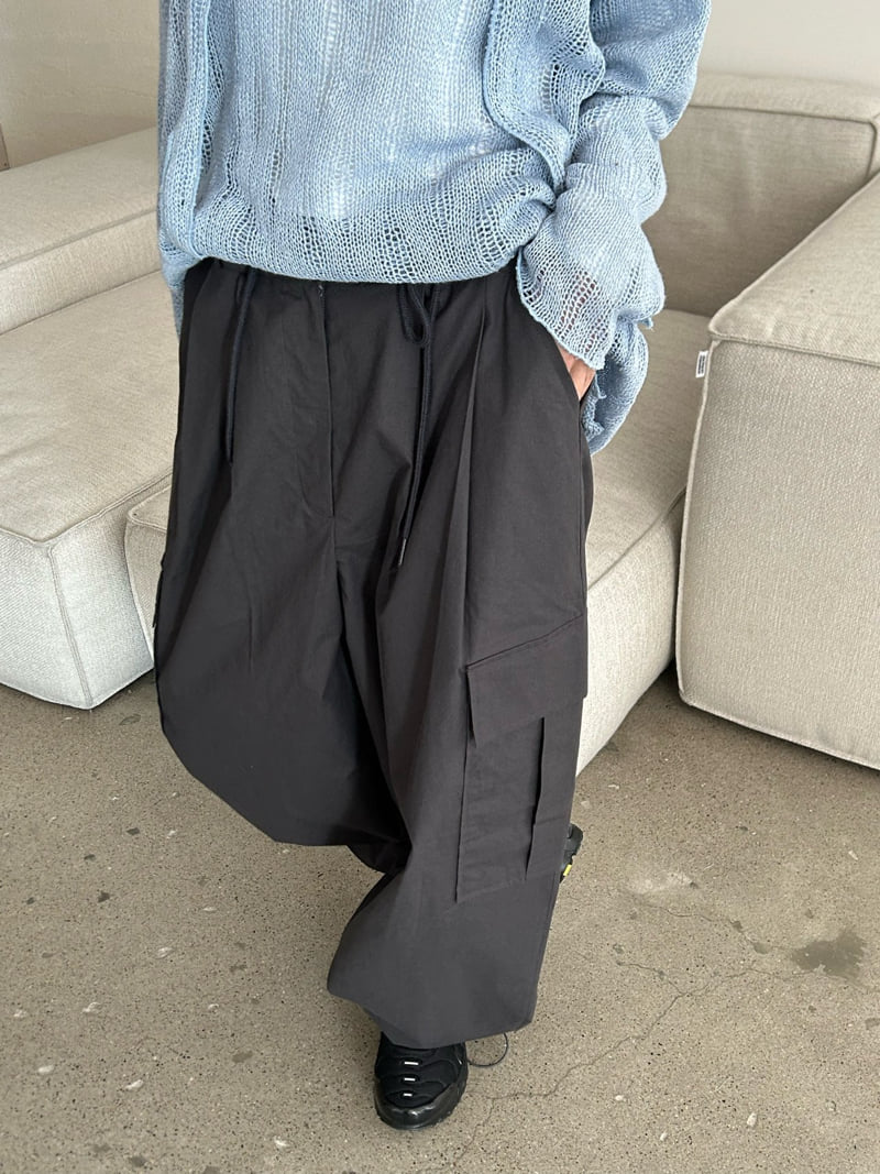 Buckle - Korean Women Fashion - #momslook - Woody Wide Cargo Pants - 10