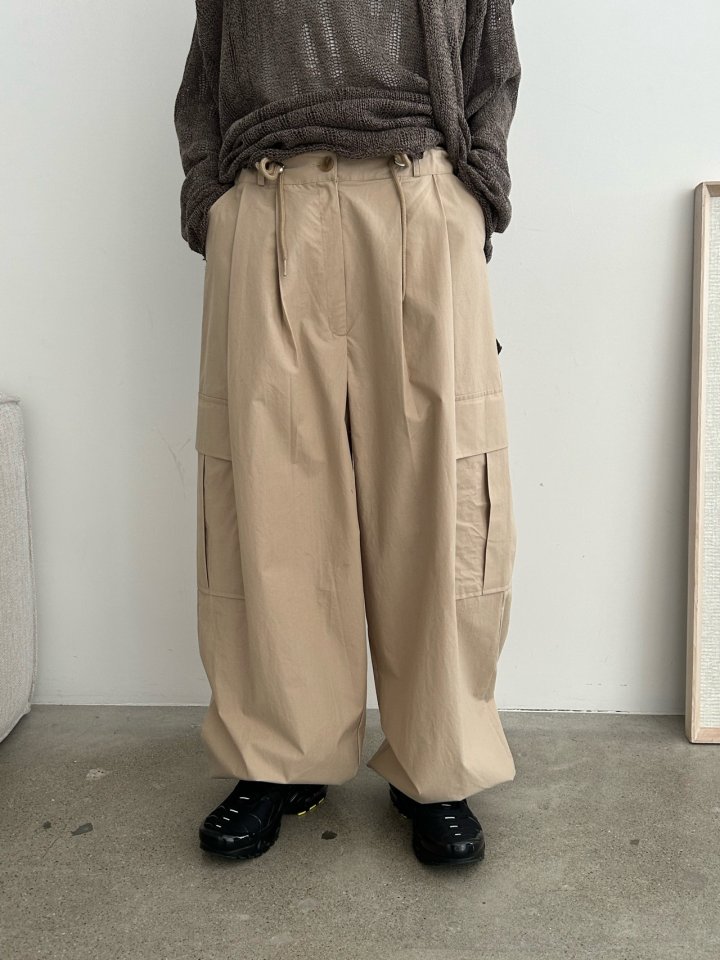 Buckle - Korean Women Fashion - #momslook - Woody Wide Cargo Pants - 8
