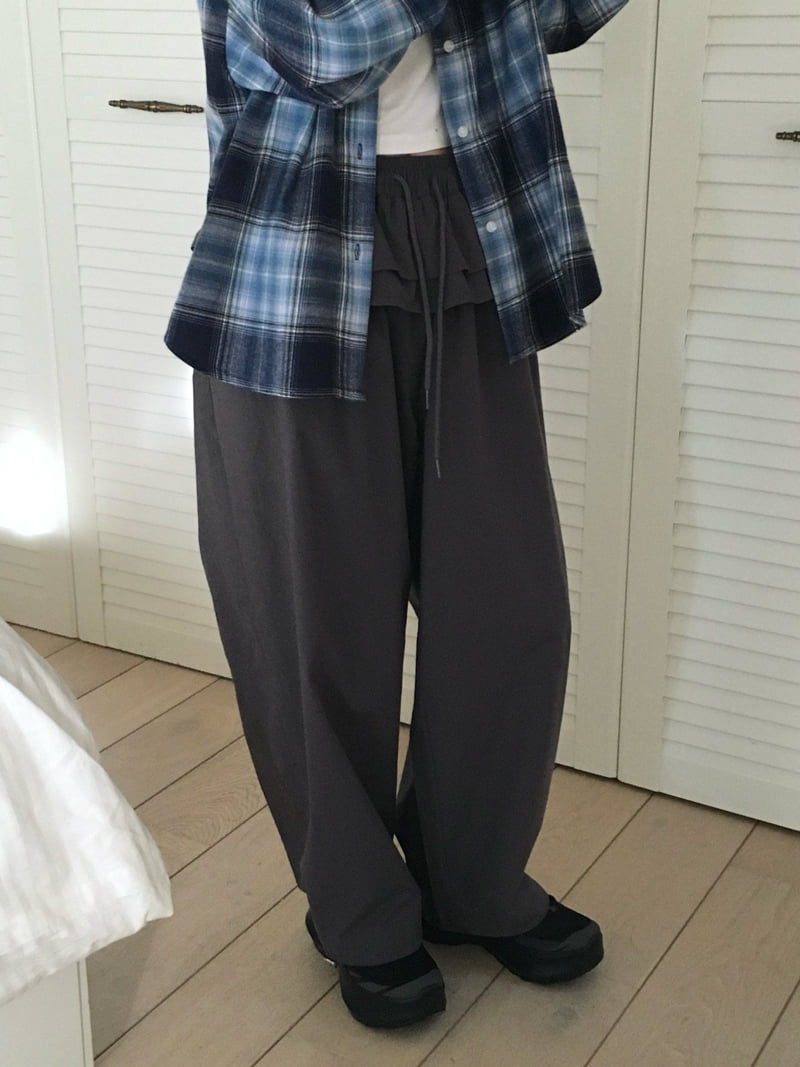 Buckle - Korean Women Fashion - #momslook - Frill Wide Pants - 9