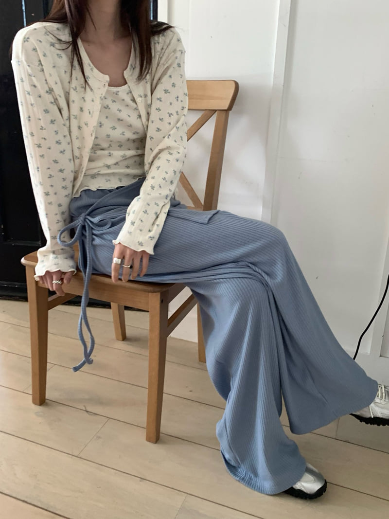 Buckle - Korean Women Fashion - #momslook - Soft Rib Wrap Pants - 7