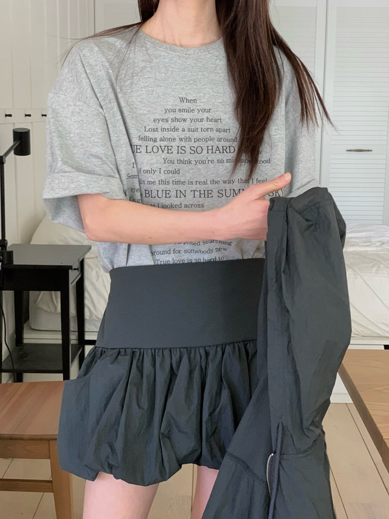 Buckle - Korean Women Fashion - #thelittlethings - Hard Lettering Box Tee - 4