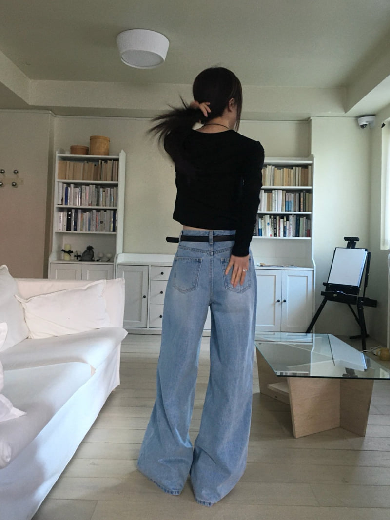 Buckle - Korean Women Fashion - #restrostyle - Hayward Tee - 5