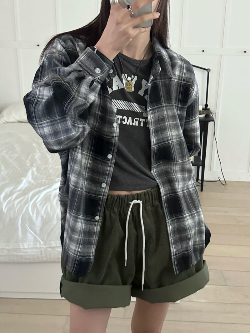 Buckle - Korean Women Fashion - #thatsdarling - From Check Shirt - 9