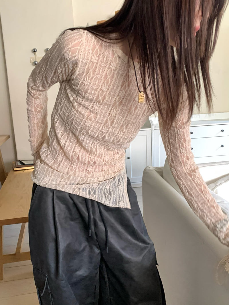 Buckle - Korean Women Fashion - #thelittlethings - Margaret Lace Tee - 7