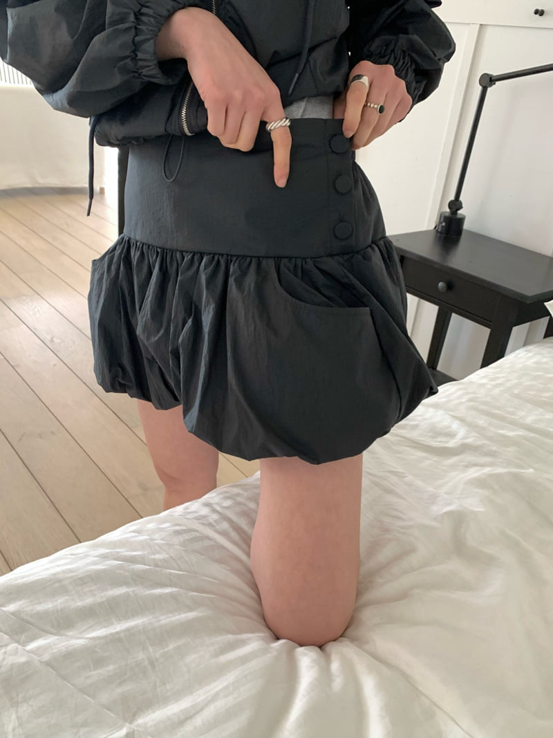 Buckle - Korean Women Fashion - #womensfashion - Winsome Balloon Skirt - 10