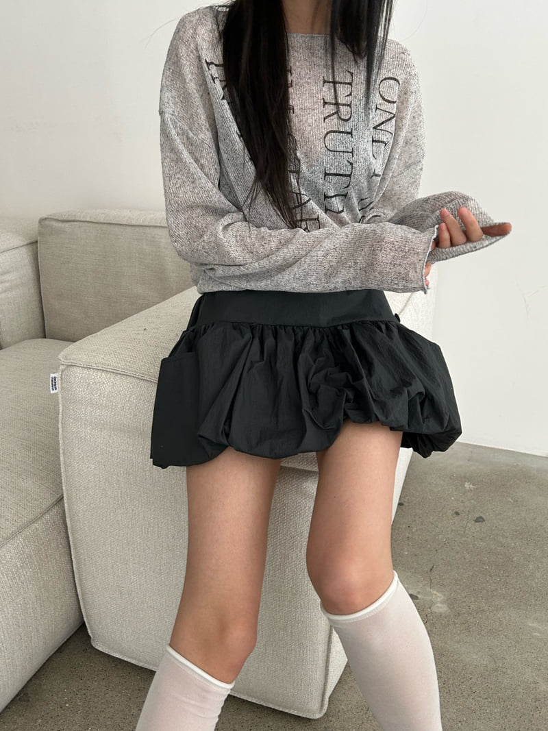 Buckle - Korean Women Fashion - #momslook - Winsome Balloon Skirt - 4