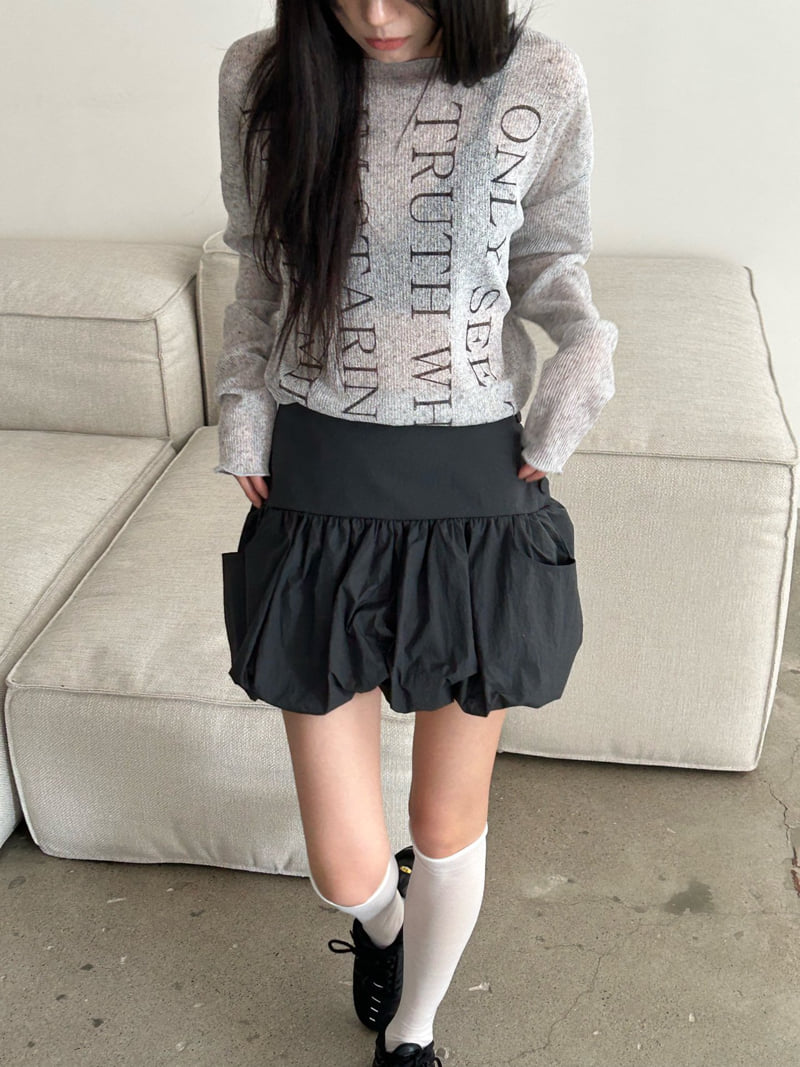 Buckle - Korean Women Fashion - #womensfashion - Winsome Balloon Skirt - 6