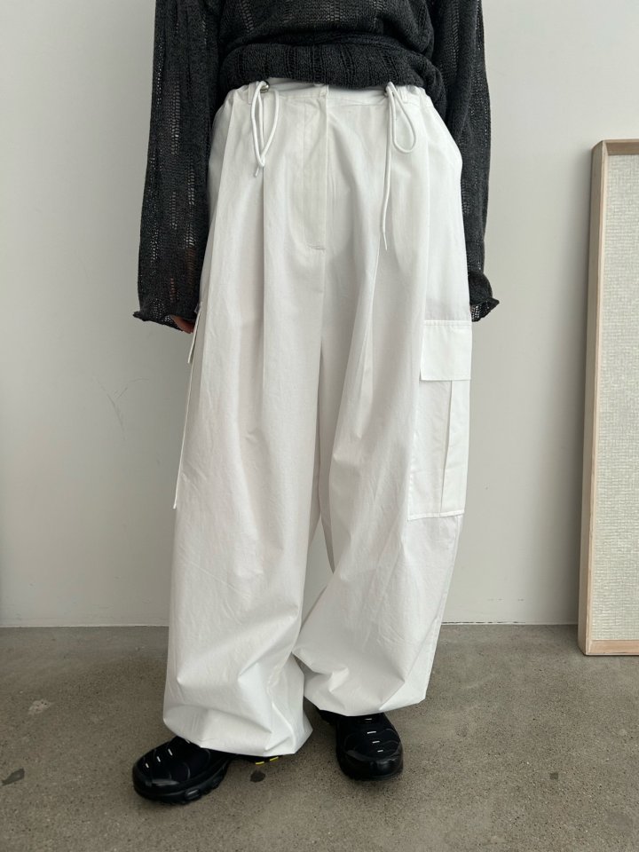 Buckle - Korean Women Fashion - #womensfashion - Woody Wide Cargo Pants - 3