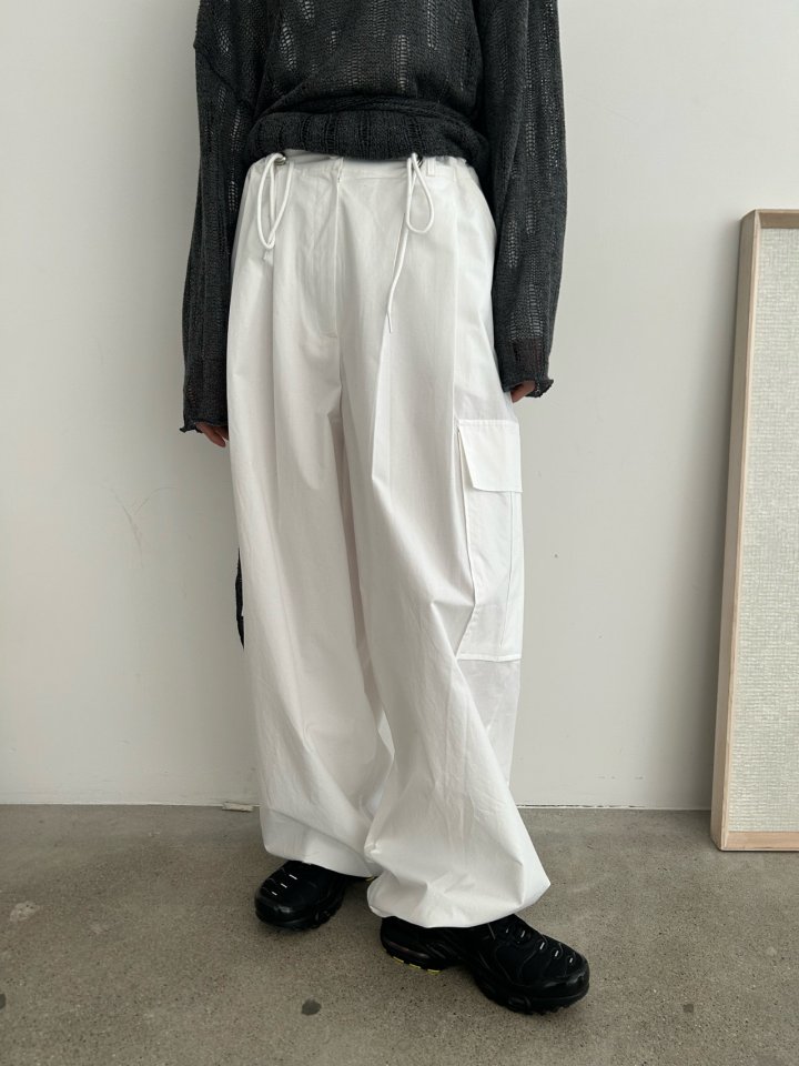 Buckle - Korean Women Fashion - #womensfashion - Woody Wide Cargo Pants - 5