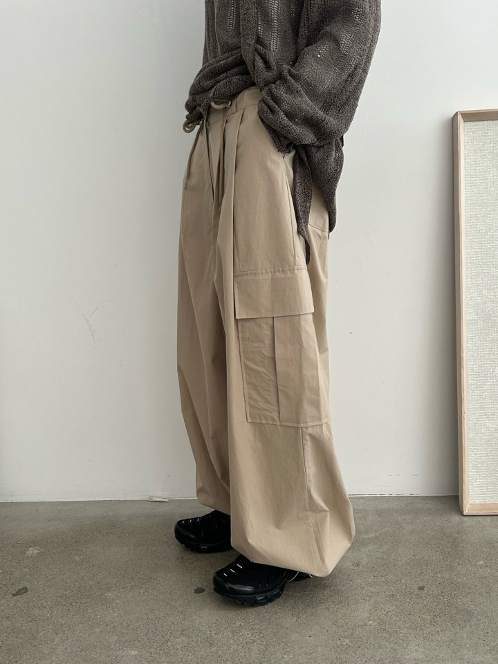 Buckle - Korean Women Fashion - #womensfashion - Woody Wide Cargo Pants - 9