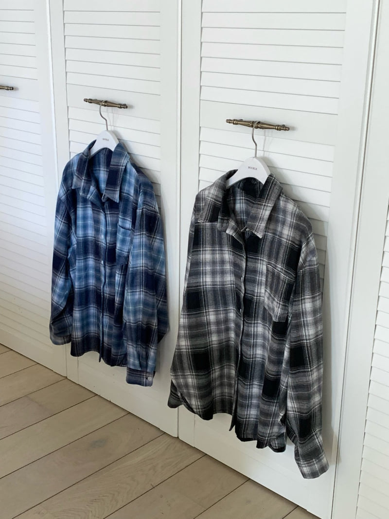 Buckle - Korean Women Fashion - #womensfashion - From Check Shirt - 2