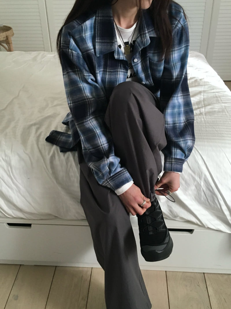 Buckle - Korean Women Fashion - #womensfashion - Frill Wide Pants - 12
