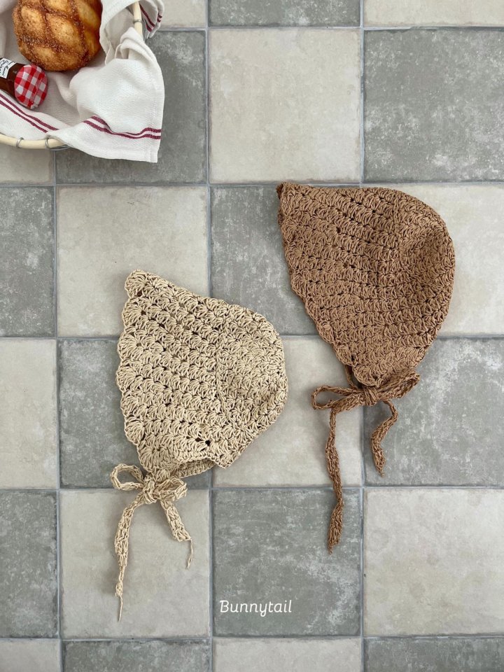 Bunnytail - Korean Baby Fashion - #babyboutique - Raffia Bonnet - 7