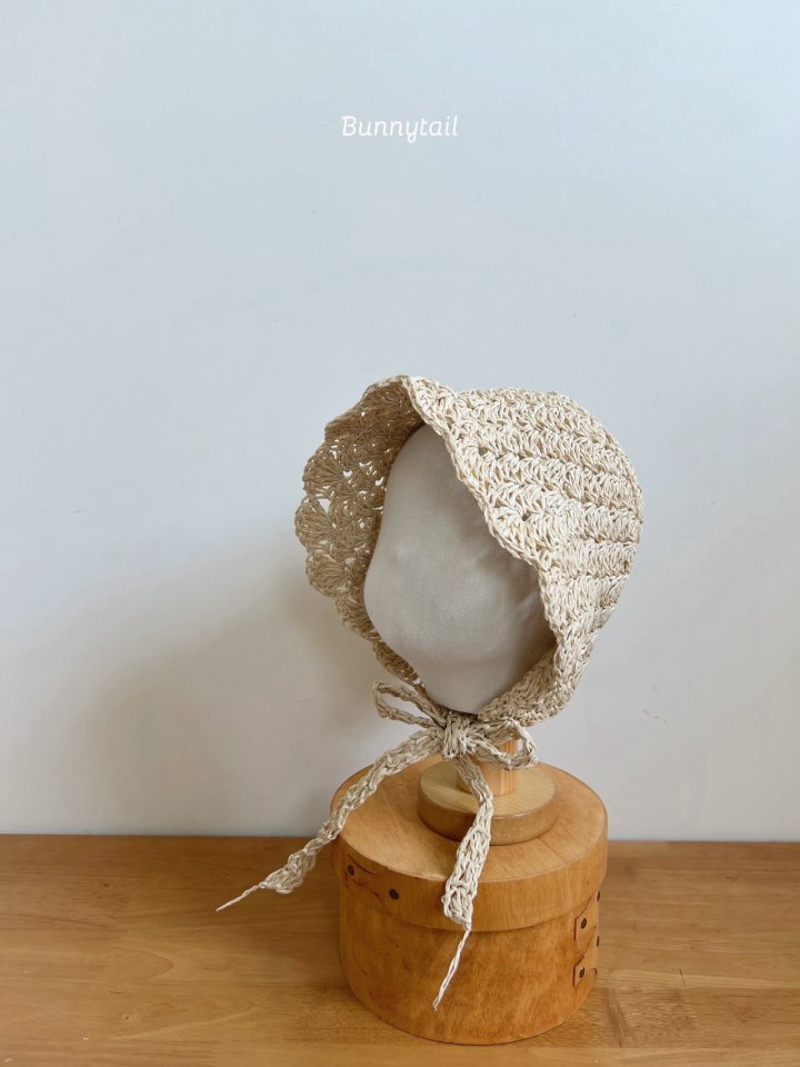 Bunnytail - Korean Baby Fashion - #babyfever - Raffia Bonnet - 11