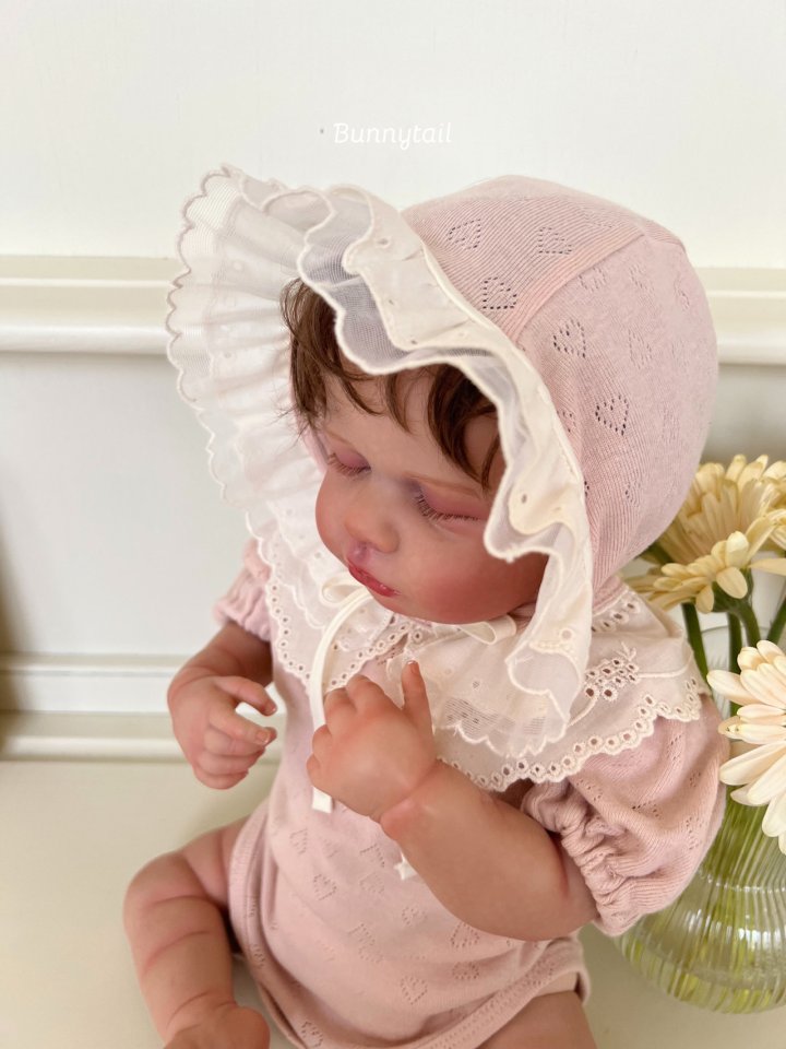 Bunnytail - Korean Baby Fashion - #babyoutfit - Love Bonnet - 5