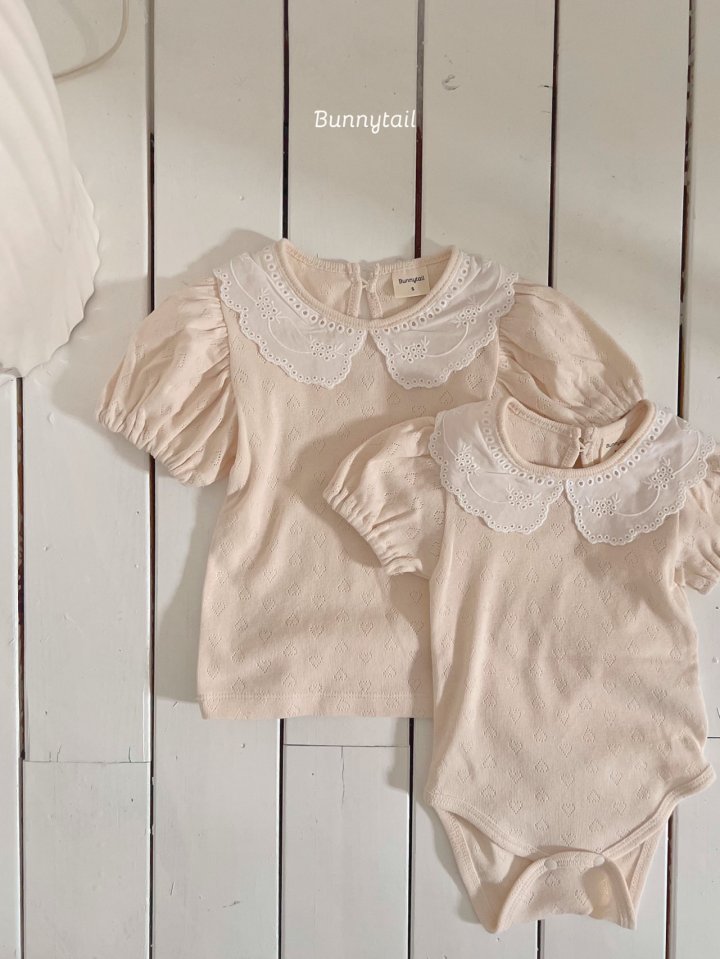 Bunnytail - Korean Baby Fashion - #babywear - Love Collar Suit - 6
