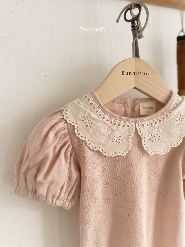 Bunnytail - Korean Children Fashion - #Kfashion4kids - Love Collar Tee - 2