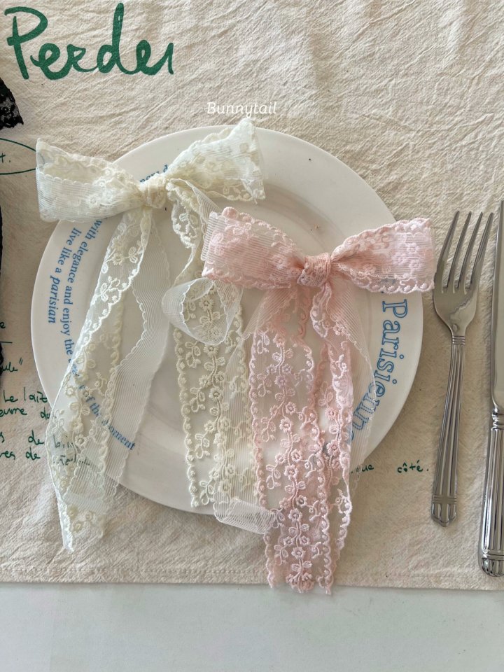 Bunnytail - Korean Children Fashion - #Kfashion4kids - Cherry Blossoms Ribbon Pin - 10