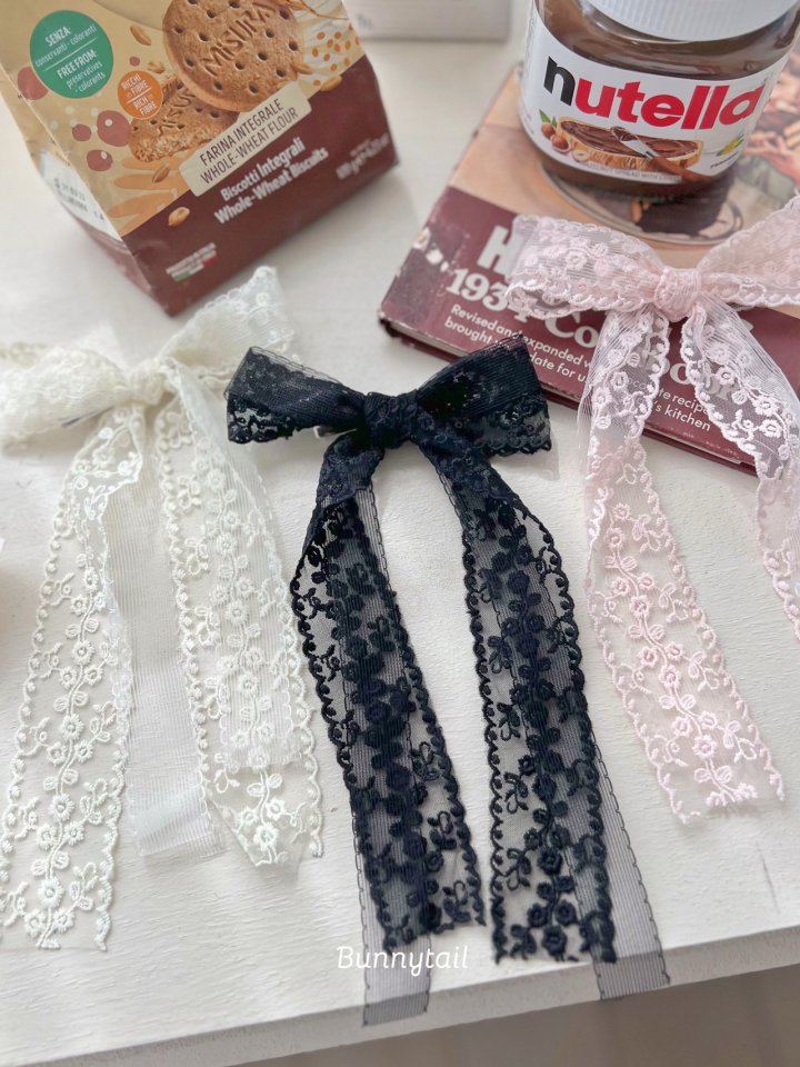 Bunnytail - Korean Children Fashion - #childrensboutique - Cherry Blossoms Ribbon Pin - 3
