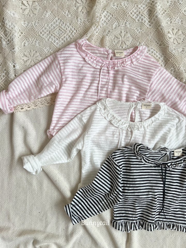 Bunnytail - Korean Children Fashion - #designkidswear - Kiki Frill Tee