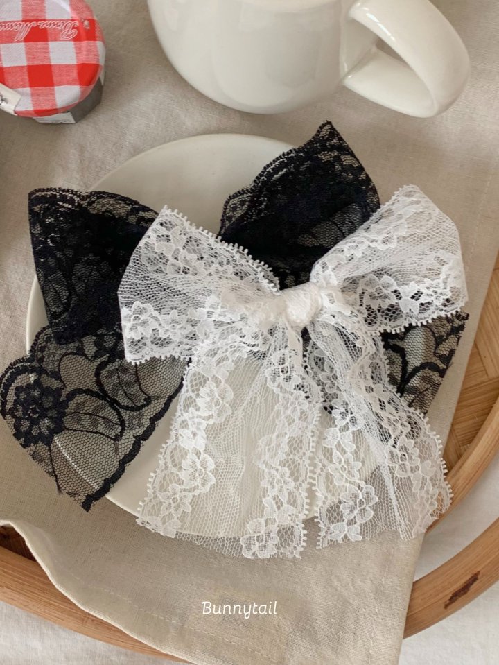 Bunnytail - Korean Children Fashion - #discoveringself - Lace Ribbon Pin - 3