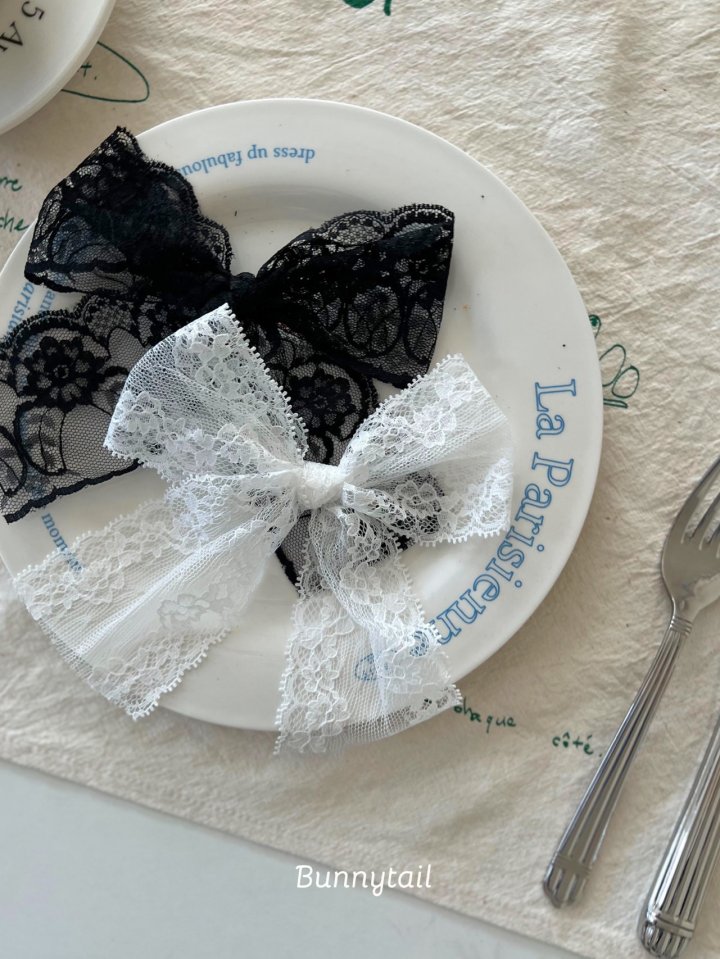 Bunnytail - Korean Children Fashion - #discoveringself - Lace Ribbon Pin - 4