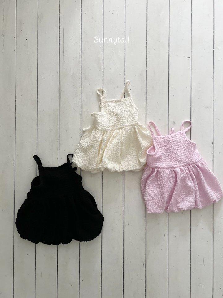 Bunnytail - Korean Children Fashion - #fashionkids - Pong Pong Balloon One-piece - 2