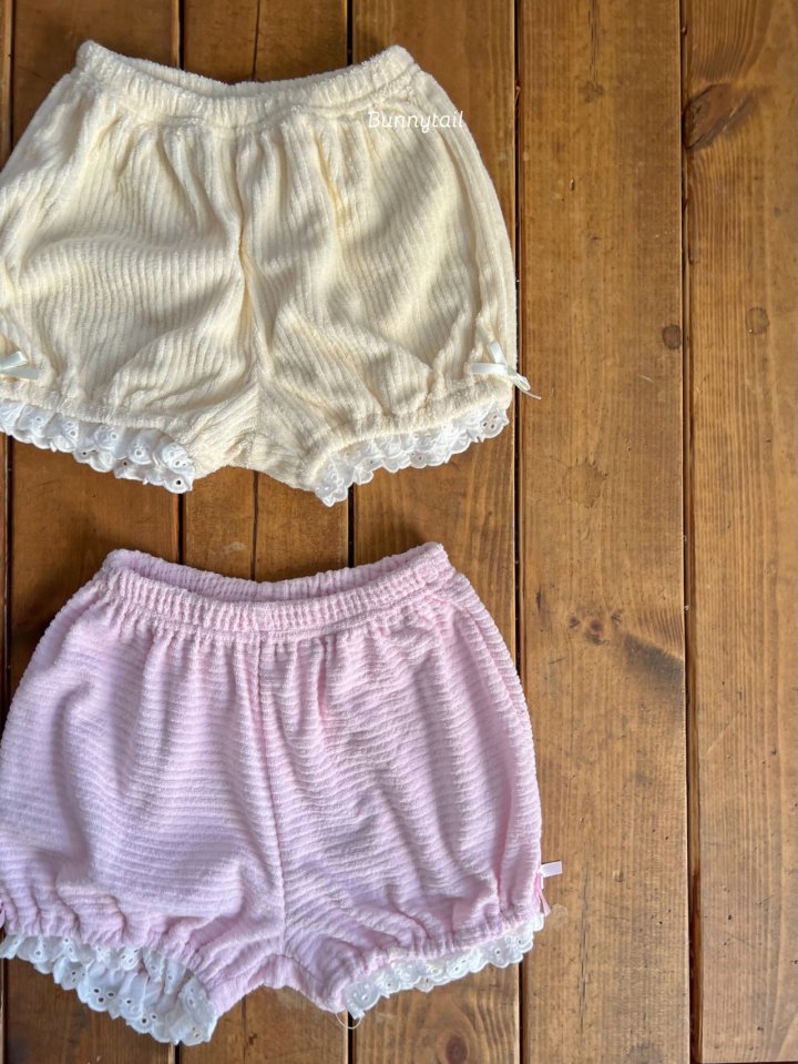 Bunnytail - Korean Children Fashion - #kidsshorts - Lace Pumpkin Pants - 2