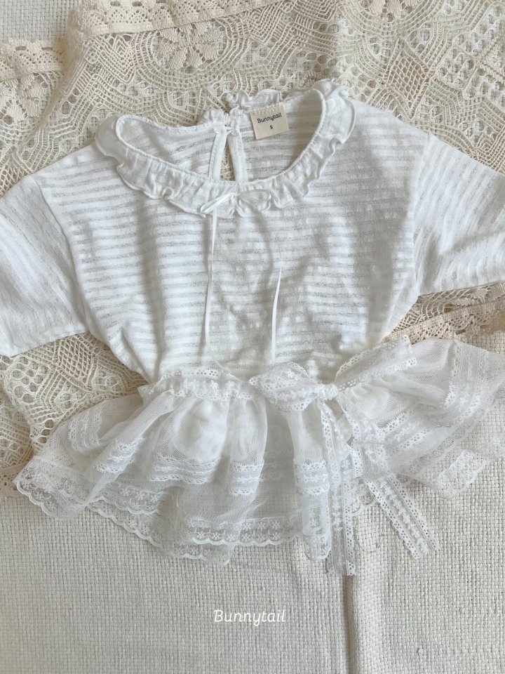 Bunnytail - Korean Children Fashion - #kidsshorts - Lace Wrap Skirt - 10