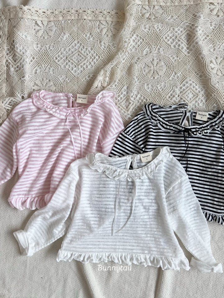 Bunnytail - Korean Children Fashion - #kidsstore - Kiki Frill Tee - 5