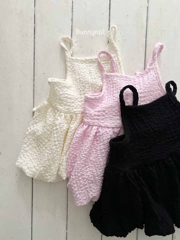 Bunnytail - Korean Children Fashion - #kidsshorts - Pong Pong Balloon One-piece - 4