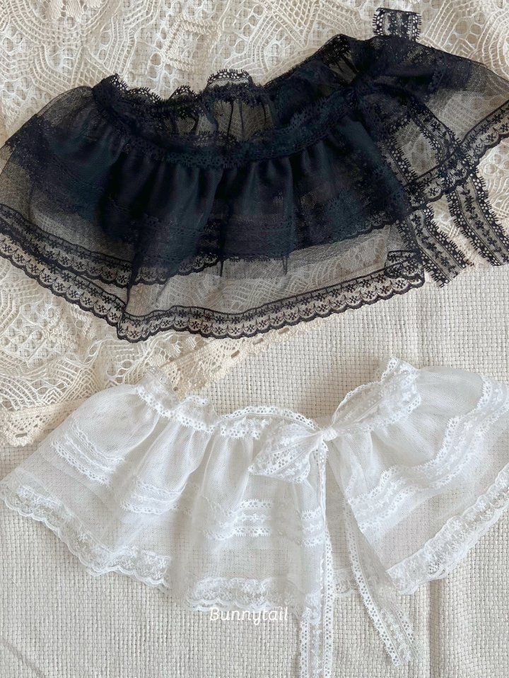 Bunnytail - Korean Children Fashion - #kidsstore - Lace Wrap Skirt - 11